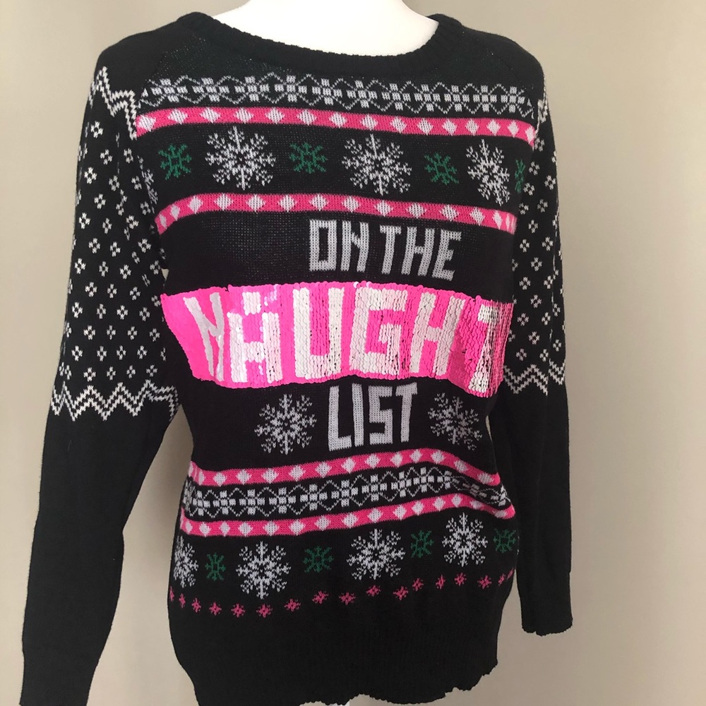 NWT Naughty or Nice sweater
